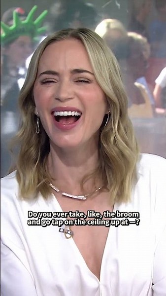 Emily Blunt Responds to Question from Matt Damon
