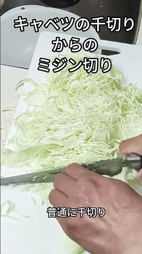 キャベツのミジン切りを作ろう キャベツは洗ってあり〼 #キャベツ #ミジン切り #千切り #切り方 #ショート #リール #reel #Shrots #料理