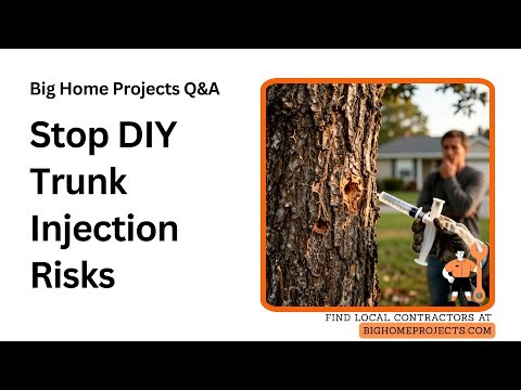DIY Trunk Injection Risks Tree Borer Dose Errors