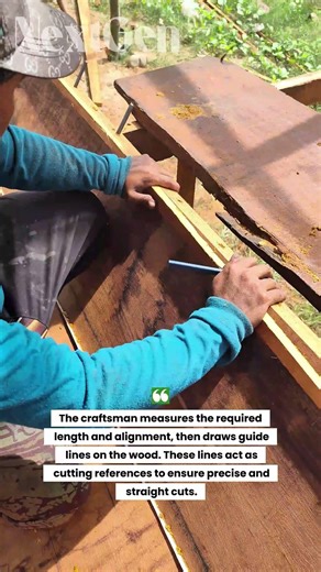 Perfect Cuts Start Here! Marking Wooden Planks Before Cutting