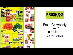 FreshCo weekly flyer / circulaire Oct 16 - Oct 22