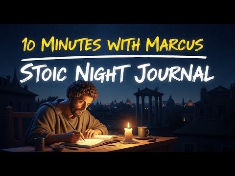 Marcus Aurelius Stoic Meditations Explained in 10 Minutes (Night Journal)