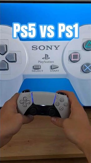 PS5 or Ps1 Controller #ps5 #playstation #nostalgiaplaystation #astrobot