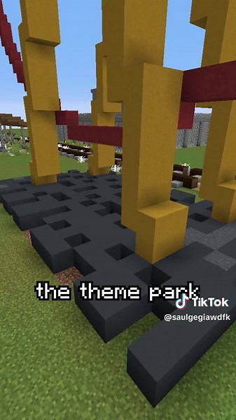 Build a giant wheel (minecraft) #minecraft #creatorminecraft #tipsminecraft #buildminecraft