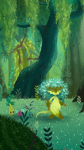 Join Bonsai Dryad on a Magical Forest Walk | 2D Animation