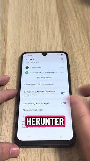 Samsung Akku Anzeige #samsungtipps #smartphone