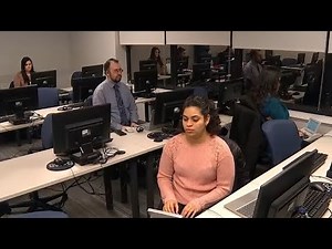 Stenography students battle for title of fastest fingers