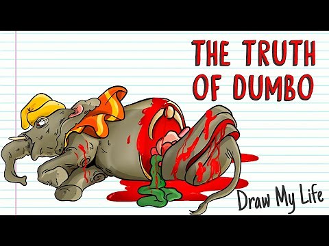 DUMBO REAL STORY 💔 His tragic life | Draw My Life