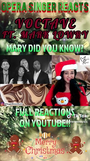 Voctave Ft Mark Lowry - Mary Did You Know Reacción