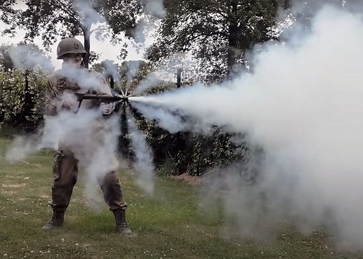 M2A1 Flamethrower To An Airsoft Game