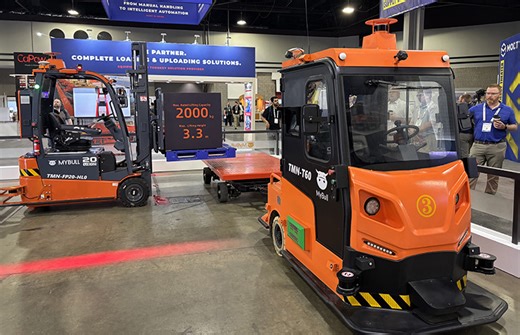 New autonomous tugger and forklift from MyBull Robotics can operate indoors or outdoors - Automated Warehouse