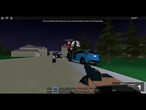 (Roblox) Bodycam of officer-involved shooting after chase
