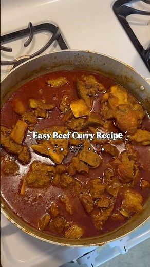 Easy Beef Curry Recipe 🍛🤎 #beefcurry
