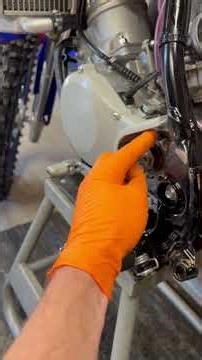 01/01/26 taking apart a brand new 2026 Yamaha yz85. Only been rode about 4 hours total. #yamaha