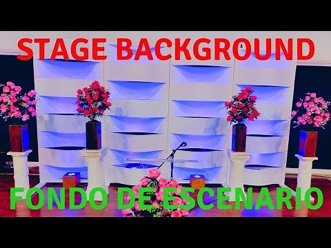 D.I.Y (Church Stage Design) Diseño de Escenario para iglesia