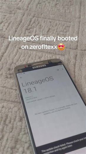LineageOS 18.1 on zerofltexx🤩 | #xzyabcfypシ #techtok #customrom #android #samsung