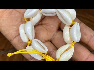 DIY Double Cowrie Seashell Bracelet Tutorial | Step-by-Step Adjustable Bracelet for Beginners