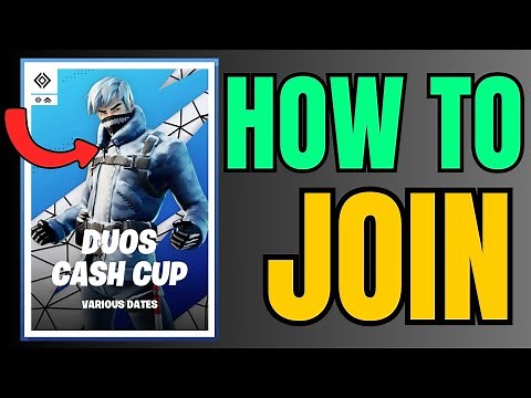 How to Join Tournaments in Fortnite (2024) | How to Join Cash Cups | Full Tutorial