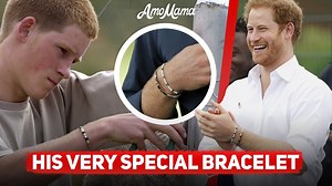 Prince Harry has never taken off his special bracelet since losing his mother, Diana. #PrinceHarry | AmoMama Nostalgia