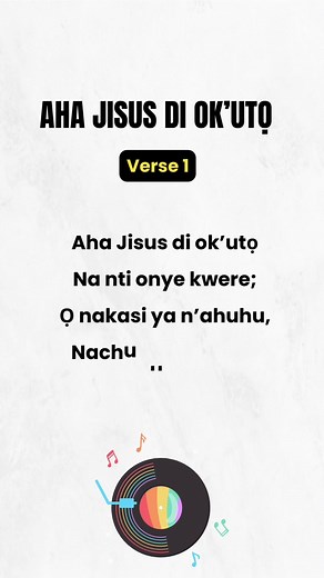 Aha Jesus Di Oke Uto Igbo hymn #igbohymn #anglican #methodist #lyricsvideo #methodisthymns #anglicanhymns #igbohymns #fyp #foryou