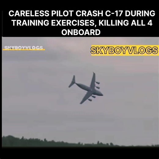 C-17 crash during training exercise #aviation #crash #crew