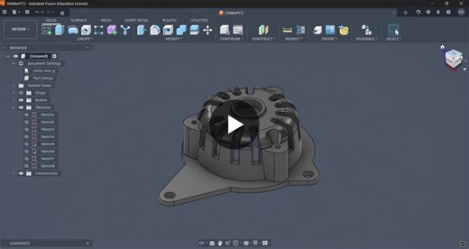 Motor Cover Design in Fusion 360: Structural Integrity and Ventilation Optimization | Hari Prasath Palanichamy posted on the topic | LinkedIn