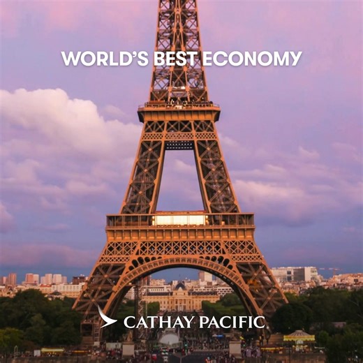 8.1K views | Elevate your journey with Cathay Pacific, named World’s Best Economy Class for the second consecutive year at the 2025 World Airline Awards by SKYTRAX. To celebrate, Cathay members can enjoy $100* off Economy class fares to destinations far and wide. Use the discount code BESTECONNZ for travel from now until 30 June 2026. Limited-time offer - sale ends 5 August 2025. *Excludes Hong Kong. T&Cs apply. ️麟 | Cathay Pacific | Facebook