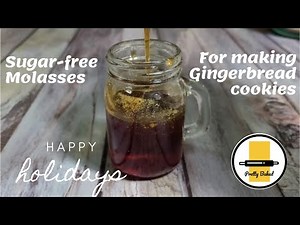 Refined Sugar Free Molasses Recipe | How to make Jaggery Molasses at home | Gingerbread Cookies