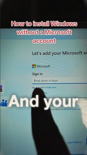 How to install Windows without a Microsoft account