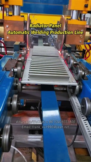 radiator panel welding machine Automatic manufacturing for steel panel radiator production line
