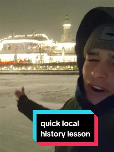 Local History Lesson in Copenhagen's Snowstorm