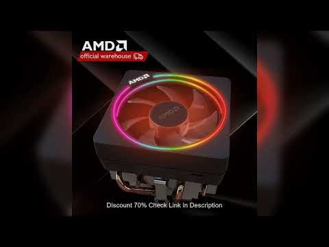 AMD New Ryzen Wraith Cooler Wraith Prism Fan Original 4 PIN Can support R3 R5 R7 R9 CPU Can support