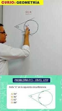 Recta tangente a una circunferencia #matematicas #maths #mathematica #clases #maestro #geometrydash