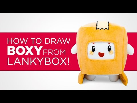 How to Draw Boxy from LankyBox