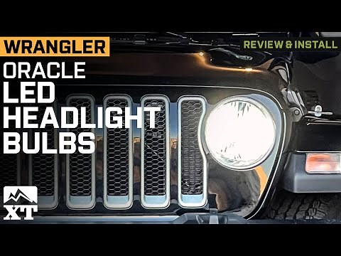 Jeep Wrangler Oracle LED Headlight Bulbs Review & Install