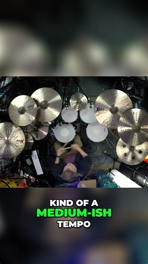 Master Drum Grooves: Neil Peart Rock & Ride Patterns #shorts