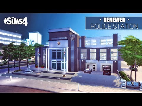 Renewed POLICE Station • 'Get To Work' | No CC | THE SIMS 4