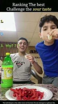 Ranking Best Sour Taste Challenge #usa#shorts