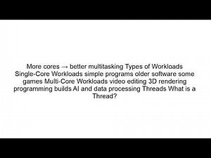 Clock Speed vs Cores vs Threads Explained | CPU Performance Made Simple