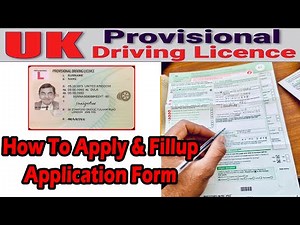 How To Apply and Fill-up UK Provisional Driving License DVLA Application Form | #ukdrivinglicense