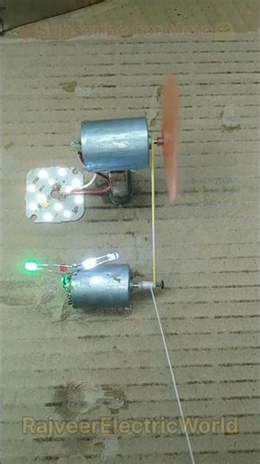 New Dc motor experiment|#dcmotor #project #generator #tech