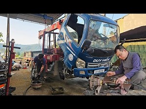 Restore Worn Crane Trucks Axles | Oxy-Welding To Repairing And Restore Loose Wheel Axles