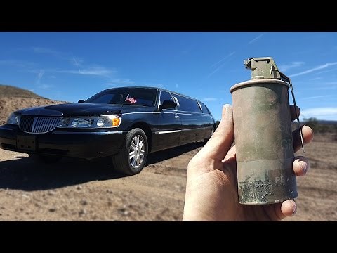 Will A Thermite Grenade Blow Up A Limo? slow motion Richard Ryan