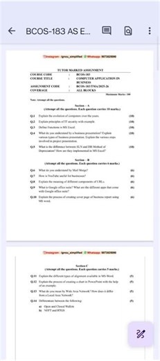 bcos-183 solved assignment 2025-26 , bcos-183 solved assignment jan2026 , July 2026 , bcos 183 eng