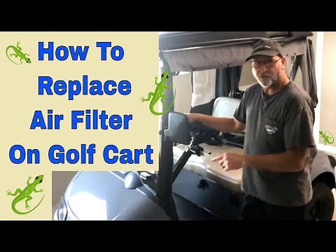 How to Replace the Air Filter for E-Z-GO Golf Cart!