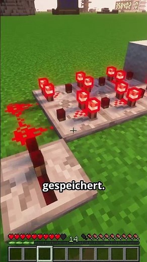 Strom Signal speichern | Minecraft Redstone Kondensator