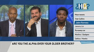 4.9K views · 75 reactions | Jalen Ramsey is probably be gonna be a top 5 pick in the NFL draft on Thursday, we had a fun time getting to know him today | Highly Questionable | Facebook