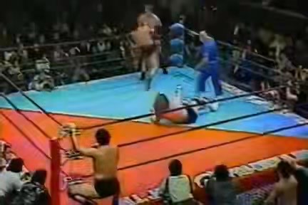 3.7K views · 38 reactions | 1988 AJPW Excite Series: Stan Hansen & Terry Gordy vs Jumbo Tsuruta & Yoshiaki Yatsu | 80's Wrestling | Facebook