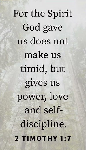 # Verse of the Day# 2 Timothy 1:7.