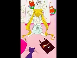*Relaxing Sailor Moon Theme* -Study Music- Extended